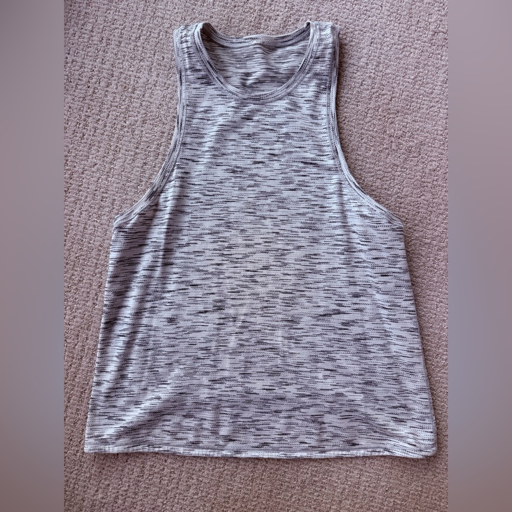 Gray Marl Racerback Lululemon Top
